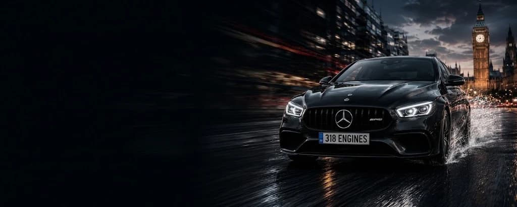 Jaguar-AMG driving through London at night